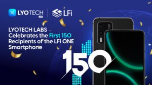 LYOTECH LABS 庆祝首批 150 名 LFi ONE 智能手机接收者