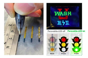 اکنون نانوتکنولوژی - بیانیه مطبوعاتی: قلم ساچمه ای ساده می تواند LED های سفارشی بنویسد