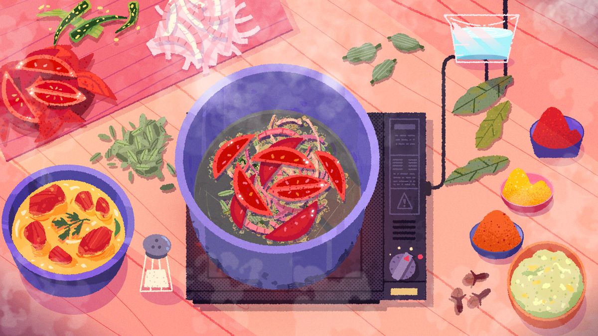 بیانیہ کھانا پکانے کا کھیل وینبا بریانی کی خواہش، آنسوؤں کا سبب بن سکتا ہے۔