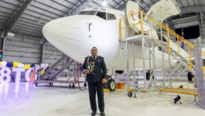 Nauru Airlines esittelee uuden rahtialuksen Brisbanessa