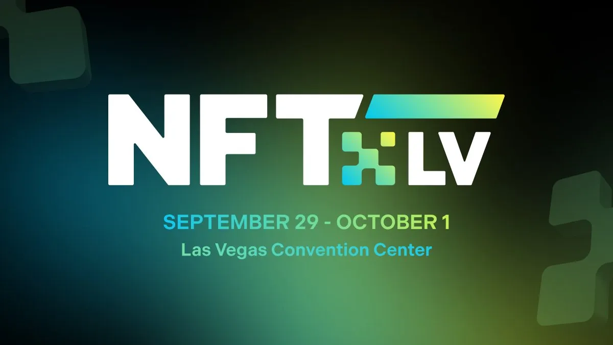 official poster of NFTxLV 2023 in Las Vegas
