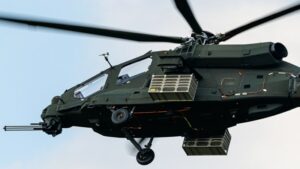 النموذج الأولي لطائرة هليكوبتر هجومية جديدة من طراز AW249 ينتشر في إسبانيا لاختبار الطقس الحار