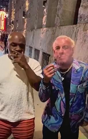 Mike Tyson and Ric Flair