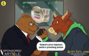 การทำนายราคา Solana (SOL): สามารถจับคู่กับปั๊ม Presale 150% ของ Tradecurve ได้หรือไม่