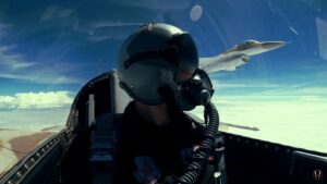 Werfen Sie einen Blick auf die F-16 von Top Aces, die in einem simulierten Luftkampf gegen Jets der US-Luftwaffe kämpfen