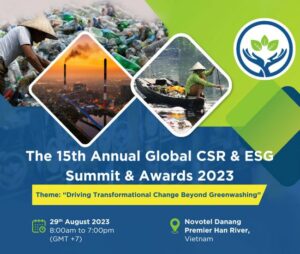 第 15 届年度全球企业社会责任和环境、社会及管治奖授予 2023 名获奖者