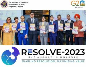 Інститут дипломованих бухгалтерів Індії (ICAI) організовує RESOLVE-2023, ексклюзивну міжнародну конвенцію з вирішення справ про неплатоспроможність