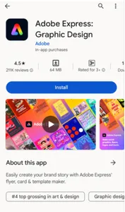 Adobe Photoshop is available on the Play Store