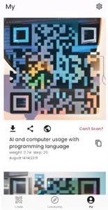 Improved picture generated with Art QR code generator