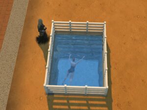 The Sims Drowning Top Ten Ways to Kill Your Sim #3