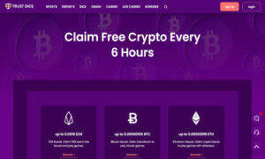 TrustDice Faucet: Ücretsiz Kriptoya Giden Ağ Geçidiniz | Bitcoin Takipçisi