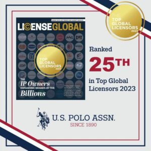 US Polo Assn. License Global'in Prestijli 25 "En İyi Küresel Lisans Verenler" Listesinde İlk 2023'e Girdi