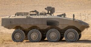 Torretta senza pilota che sarà installata sui nuovi veicoli corazzati israeliani a partire dal 2024