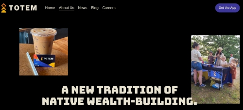 Totem website - Amber Buker at Totem is Pioneering Digital Banking for Native Americans