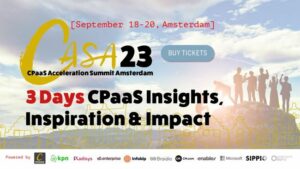 Najava otvoritvenega vrha o pospeševanju CPaaS v Amsterdamu od 18. do 20. septembra