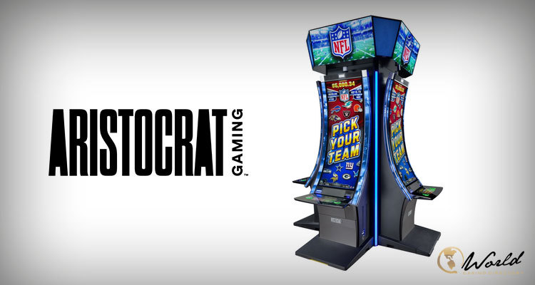 Az Aristocrat Gaming NFL témájú nyerőgépeket dob ​​piacra kiválasztott kaszinóhelyeken