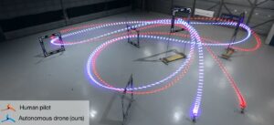 Autonome race-drones beginnen menselijke piloten te verslaan