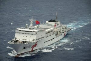 प्रशांत द्वीप बंदरगाहों में चीन की नौसेना
