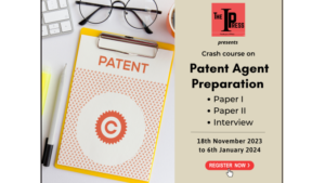 Crash Course on Patent Agent Examination 2024 (18 Νοεμβρίου 2023 έως 6 Ιανουαρίου 2024)- The IP Press