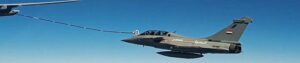Egyptian Jet Gets Refuelled Midair By Indian Airforce Aircraft During Exercise BRIGHT STAR-23