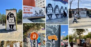 Seintest rahakotideni: Barcelona graffitikunstnikud jagavad oma armastust Bitcoini vastu