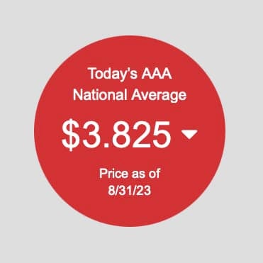 Círculo promedio nacional de gas AAA 8-31-23 REL