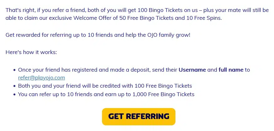 how to refer a friend to an online casino
