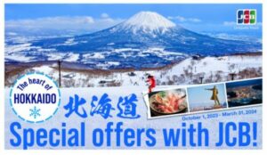 JCB launches a special offer program in Hokkaido for inbound tourist to Japan