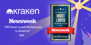 Kraken one of Newsweek’s 2023 Top 100 American Most Loved Workplaces