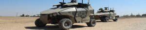 Сделанный в Индии беспилотный наземный автомобиль для наблюдения за границей для индийской армии