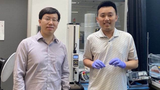 USC researchers Hangbo Zhao and Xinghao Huang
