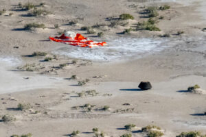 OSIRIS-REx prøve-returkapsel lander trygt i Utah