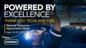 Penske Celebrates Technician Appreciation Week Sept. 24-30