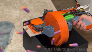 Мощный бластер Nerf стреляет со скоростью 100 стрел в секунду