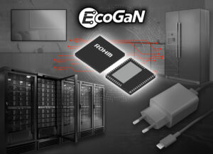 ROHM lança ICs de estágio de potência com HEMTs GaN de 650 V integrados e driver de portão
