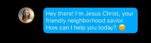 Text med Jesus AI: När dina böner blir godkända