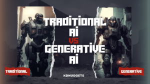 전통 AI vs 생성 AI - KDnuggets