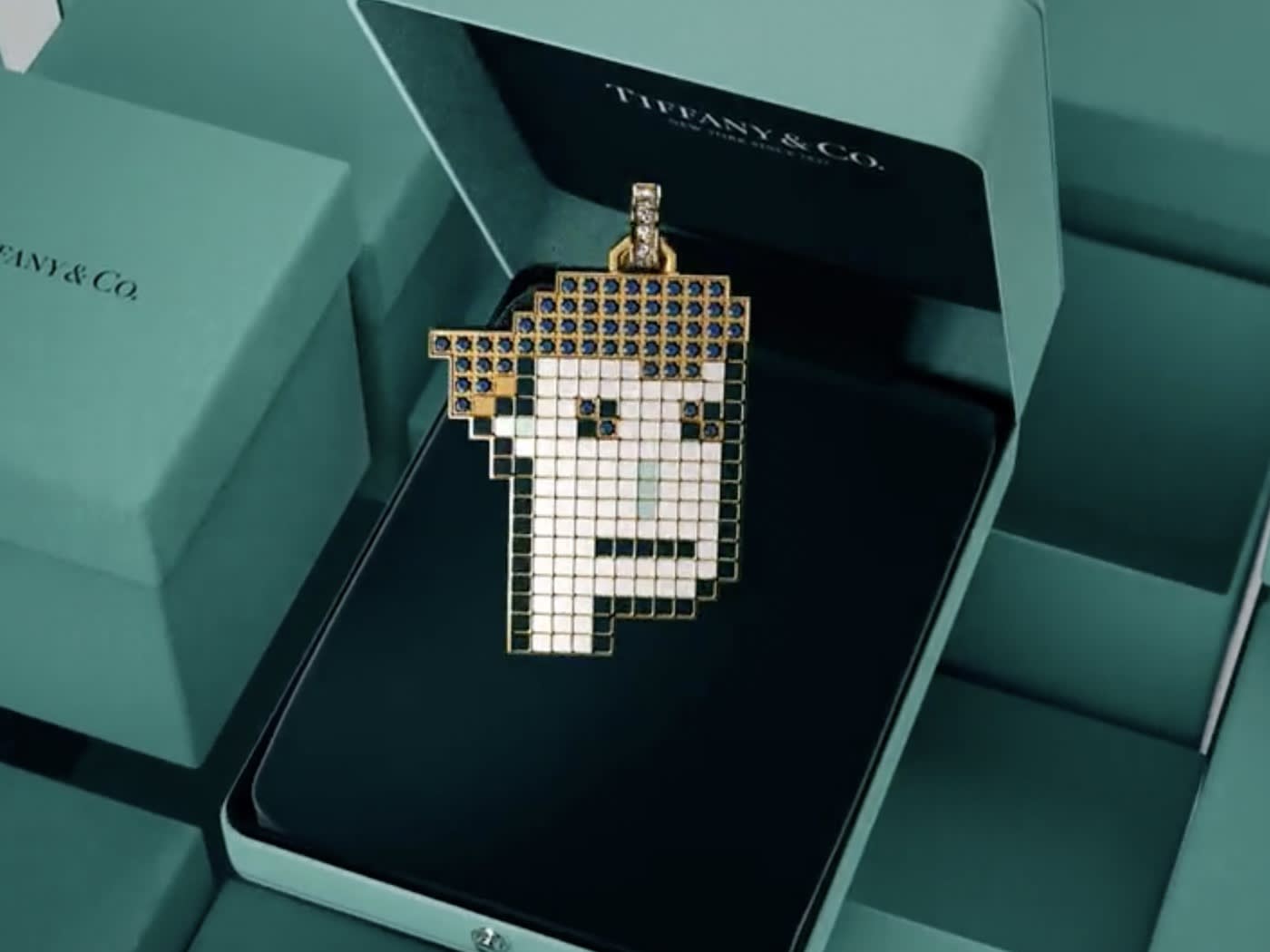 Tiffany & Co and CryptoPunk pendant