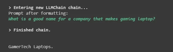 Creating a chain | Chains in Langchain
