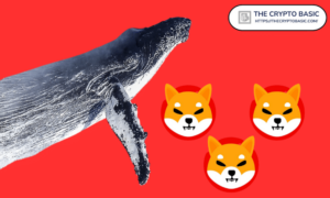Un'altra balena Shiba Inu sconosciuta sposta 4.5 trilioni di SHIB mentre il prezzo scende del 2.3%