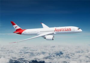 Austrian Airlines aumenta os serviços da Boeing para expansão da frota 787-9