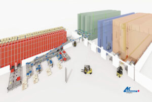 Automatic Small-parts Warehouse with Pallet Channel - Logistics B