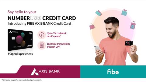 Axis Bank og Fibe-teamet på Indias første nummerløse kredittkort