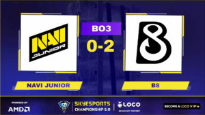 B8 domina NAVI Junior nas eliminatórias do Skyesports Championship 5.0 EU
