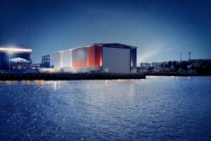 BAE Systems starts construction of new shipbuilding hall for Type 26 frigates