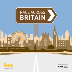 Ben lanserer innsamlingsutfordringen Race Across Britain