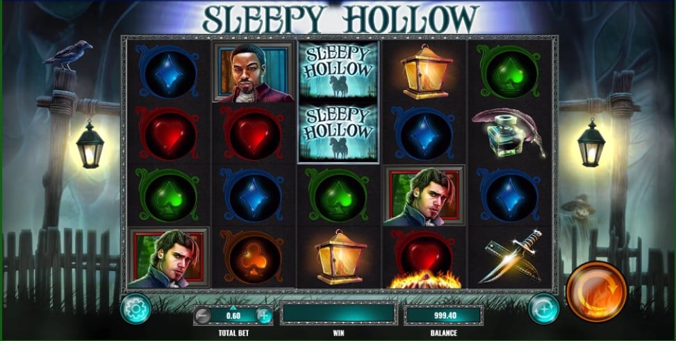 Sleepy Hollow slot reels by IGT