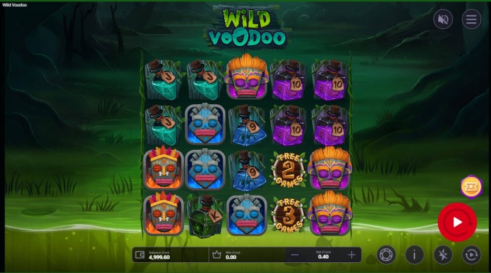 Wild Voodoo slot reels by OneTouch
