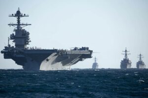 Biden belooft dat de VS vastbesloten zijn Israël te steunen nu de USS Ford de regio binnenkomt