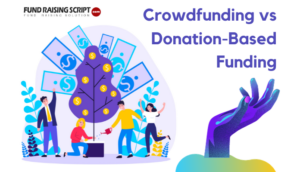 Crowdfunding vs donasjonsbasert finansiering: En side-by-side-sammenligning